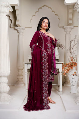 ZOREX temporary Maroon color fashion reference